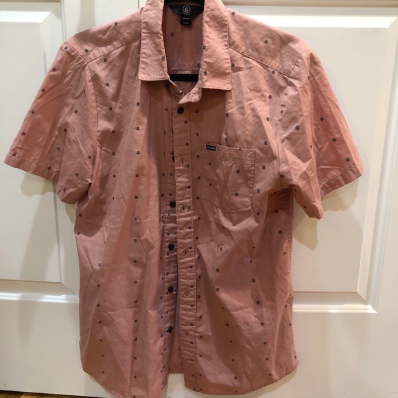 Mens Volcolm button up short sleeve - Picture 4 of 4